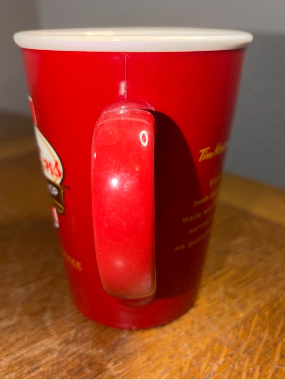 Tim Hortons Red Cafe & Bake Shop Ceramic Coffee Mug - Picture 2 of 8